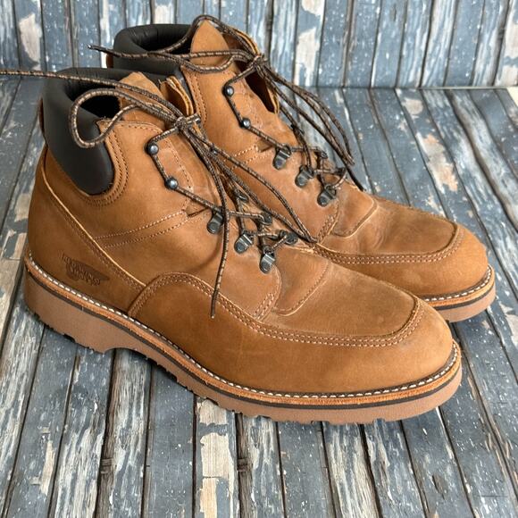 Red Wing TruWelt Work Chukka Boots Mens 11 Brown Discontinued Slip Resistant NEW
